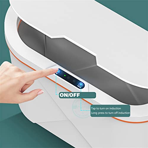 Cxdtbh spray lixo inteligente pode eletrônico automático lixo doméstico para banheiro banheiro banheiro banheiro estreito Locais Locais Sensores Bin