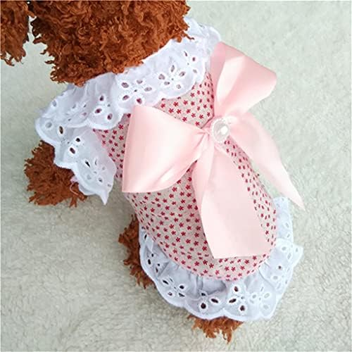 Wzhsdkl fofo animal de estimação chihuahua vestido de princesa renda para cã