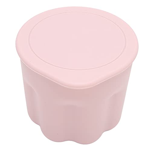 Copo de escova de maquiagem Copo de secagem Kit de limpeza de escova de maquiagem de maquiagem Pink fácil de transportar