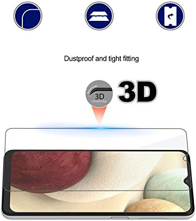Mmy [2 + 2 pacote] Compatível com o protetor de tela A12 Samsung Galaxy A12 + Galáxia A12 Lens do protetor de vidro temperado