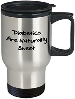 Diabetes Coffee Travel canem Best engraçada Única xícara de chá diabética Idéia perfeita para homens mulheres diabéticas são