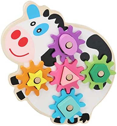 Blocos de brinquedos para crianças de Toyvian 1 Set Cuids para crianças Educação Tilonal Toys Aprendizagem de Brinquedos de Vaca