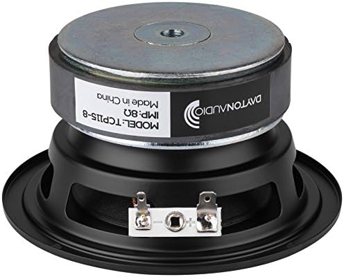 Dayton Audio TCP115-8 4 Trated Paper Cone Midbass Woofer 8 Ohm