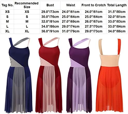 Vestidos mulheres sem mangas assimétricas chiffon dança lírica fantasia