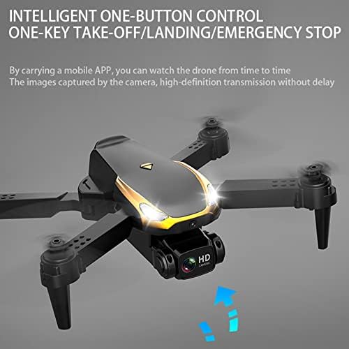 Drone com câmeras HD 1080p duplas, Quadcopter Remote Control Toys Presentes para crianças adultos, com altitude manter o modo sem cabeça One Key Start Trajetória Voo com bolsa de armazenamento #fast