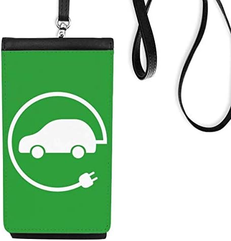 Veículos de energia de plugue circular protegem a bolsa de carteira telefônica do ambiente pendurado bolsa móvel bolso preto bolso preto