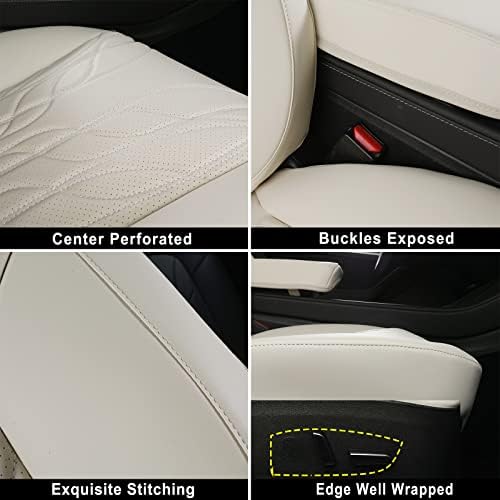 Huidasource Upgrade Tesla Modelo Y Capas de assento, cobertura de cobertura completa Tesla de assento de carro, protetor