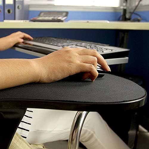 Laptop mouse stand monte workstation video video cadeira ou bar redonda bandeja de teclado montada na plataforma de