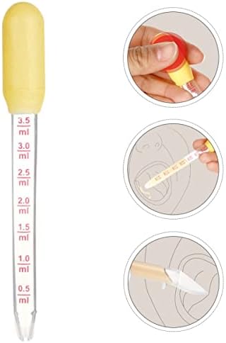 DISSENSOR DE FORMULAÇÃO infantil de Kisangel 4 PCs Líquido de silicone Medicina do bebê pipetas bebês pipetas líquidas líquidas líquidas