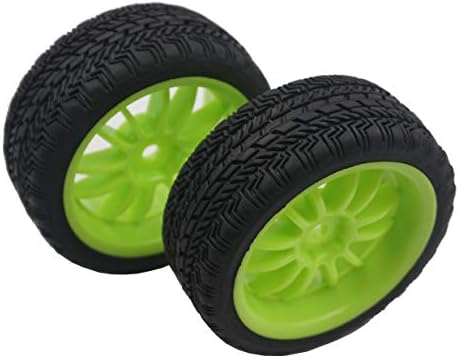 4pack vgoohobby rc pneus de borracha e jantes de roda plástica 12 mm hub hexadecimal compatível com hsp hpi redcat