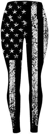 DGQPLPD shorts femininos tamanho grande dia da independência para mulheres americanas de 4 de julho calças de perneiras