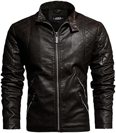 Jaquetas de couro para motocicletas masculinas Outwear