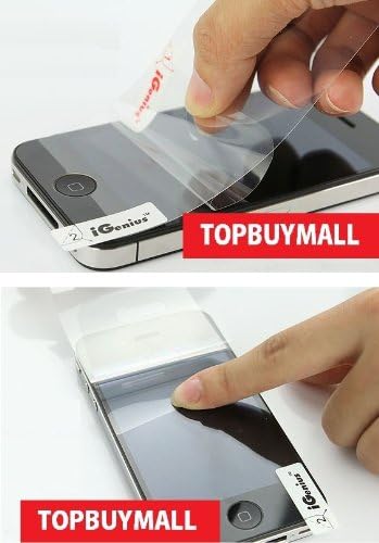 和 湘堂 Wakodo 510-0006 Tela do iPhone 4/4S e adesivo de proteção LCD, alto brilho anti-peeping do tipo limpo