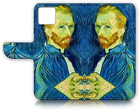 Ajourtek para iPhone 11, Art projetou a capa de capa de carteira Flip Vincent Van Gogh Pintura Proteção de Corpo Full AD004