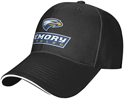 Emory University Sandwich Cap unissex clássico de beisebol capunisex Casquette ajustável Hat