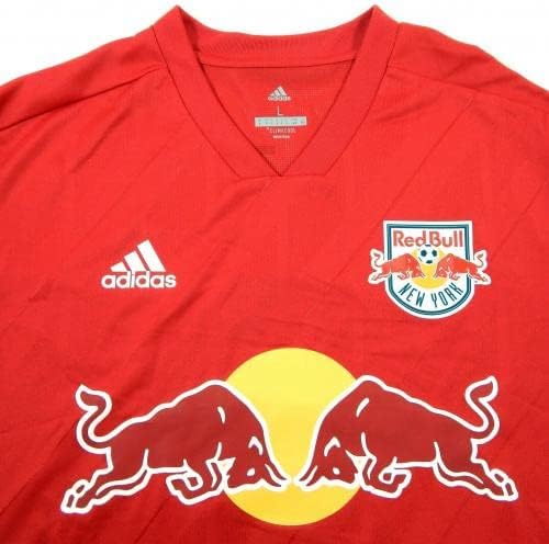 2019 New York Red Bulls Amro Tarek 3 Game usado Jersey Red Signed L 846 - camisas de futebol autografadas