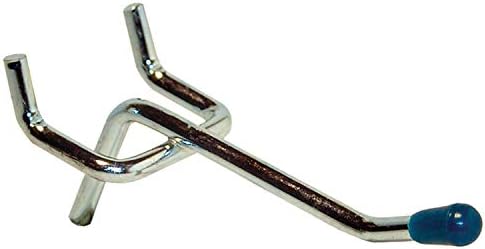 Crawford Prod Div of Jarden Segurança 18320 2-Double Straight Pin Hook, 1/8 de polegada, 4-pacote
