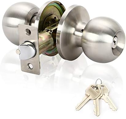 Botão da porta RULART com tecla de trava - botão da porta de chave para o interior do quarto e externo da porta do banheiro, botões