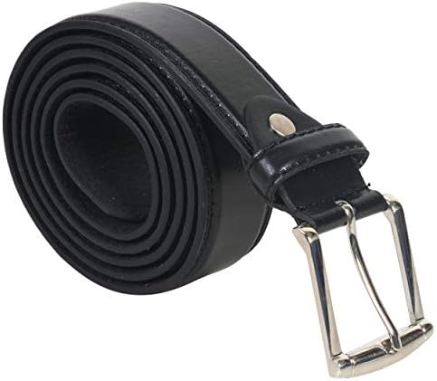 Big & Tall - Cinturão de couro masculino, tamanho de 58 - 60 polegadas de cintura preta