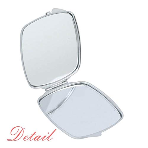 Ocean Helyfish Science Nature Picture Mirror Portátil Compact Pocket Maquia