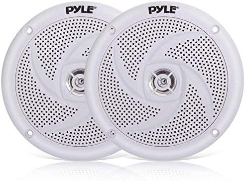 Pyle Marine Speakers - 4 polegadas de 2 polegadas à prova d'água e estéreo de áudio ao ar livre resistentes ao ar livre e alto
