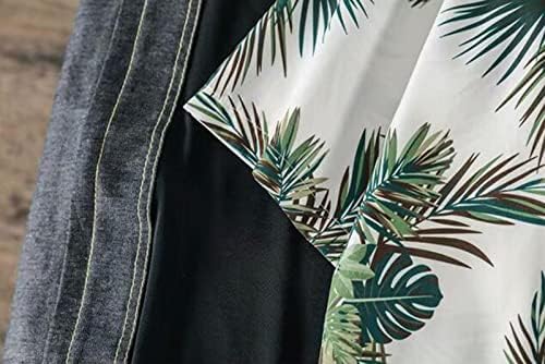 2023 Novos camisas florais havaianas masculinas Button Button Down Down Holiday Tropical Beach Shirts com tops de poliéster