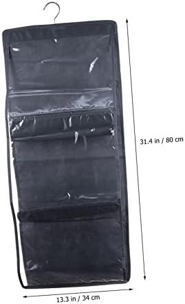 Valiclud 1 PC Bag de armazenamento de bolsa de armazenamento Rack de armazenamento de meias transparentes Organizador