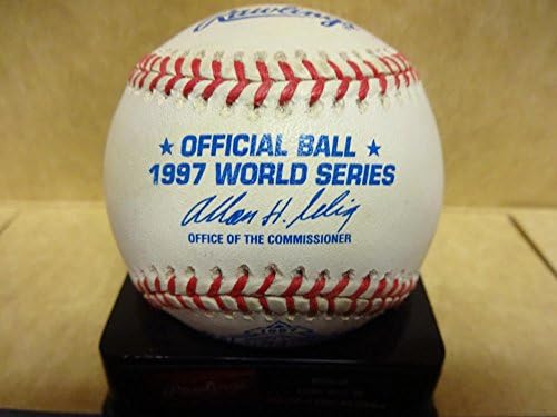 Alex Arias Marlins 1997 World Series assinou beisebol com CoA