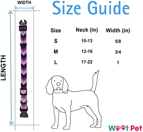 Colarinho de cachorro - colarinho fofo para cães pequenos/médios/grandes, coleiras de cães de menino e garotas ajustáveis, floral04)
