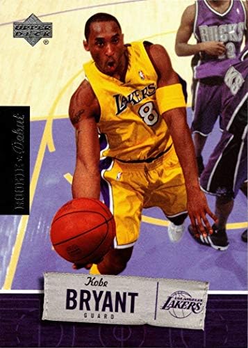 2005-06 estreita de estreia do Upper Deck #42 Kobe Bryant Basketball Card Lakers