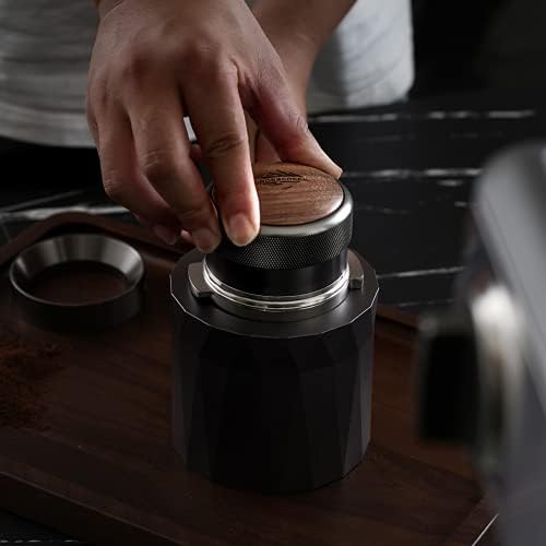 Distribuidor de café expresso de 58 mm de Crosscreek | A profundidade ajustável se encaixa em todos os 58 mm de espresso dofilter