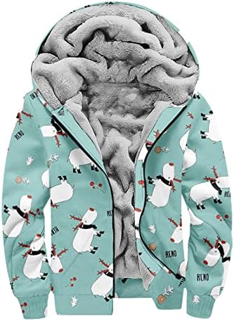 Jaqueta de bombardeiro adssdq masculina, jaqueta básica de férias de tamanho masculino de manga cheia zipfront moletom gráfico com 6