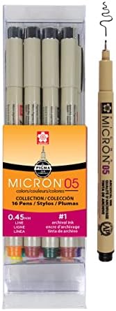 Canetas de tikura pigma micron fineneliner - canetas de tinta preta e colorida de arquivo - canetas para escrever, desenhar