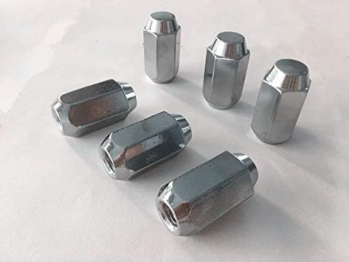 20pcs Chrome 1/2 -20 UNF NOTS DE CHELHA FIXA 1983 Jeep CJ7 pode se encaixar nas jantes OEM, o comprador precisa revisar o comprimento