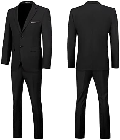 Mens ternos de masculino Slim Fit Prom Homecoming Suit para homens Tux Roupa de Busineio de Tux Roupa de 2 Peças Blazer