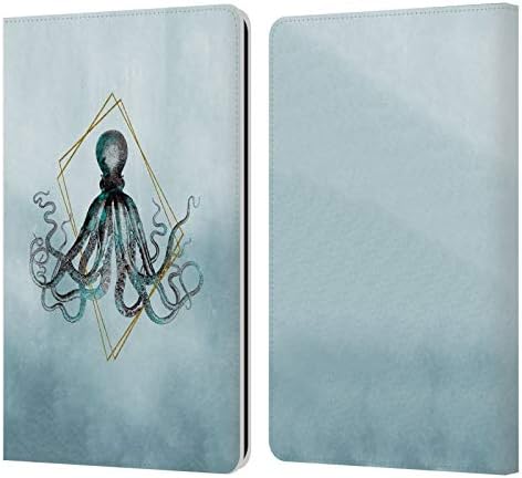 Projetos de capa principal licenciados oficialmente Lebensart Octopus BEIs Livro de couro Caixa Caixa Caspa Compatível com Kindle