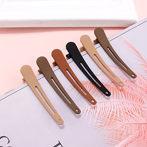 12 PCS Clipes de cabelo para o corte de penteado, Yission 3,1 polegadas Aligador fosco Cabinetes Cabelo Cabelo Cabelo sem vinco Cabelo