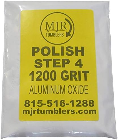 MJR Tumblers 1 lb polonês 1200 Óxido de alumínio Rocha Rocha de areia abrasiva Media final Etapa dos EUA