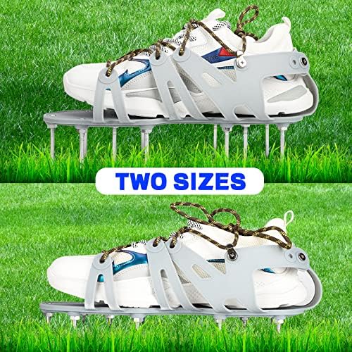 Sapatos de aerador de gramado TTXBB, sapatos de aeração mais duráveis, não deslizantes e ajustáveis ​​para o gramado,