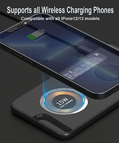 Carregador Hzxinwang, estação de carregamento Fast Hzxinwang Fast Hzxinwang, 2 em 1 para iPhone13/12/12 mini/12 Pro max/se,