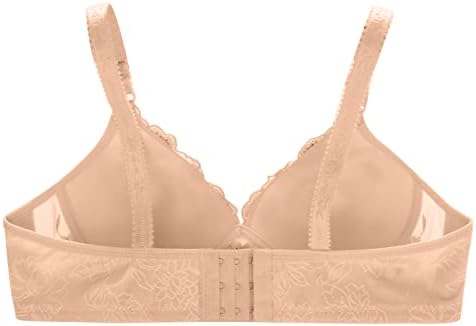 Sutiãs para mulheres cobertura completa diariamente o sutiã bordado floral bralettes sem arruinar push up esparset cueca