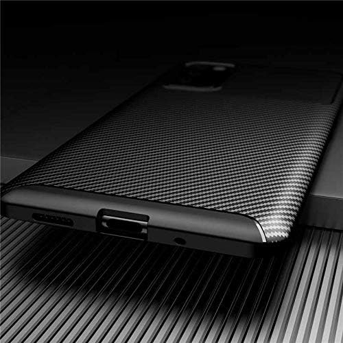 2023 ??? Caso para Samsung Galaxy S20 Fe 5G, tampa da TPU de efeito de fibra de carbono, tampa de borracha de textura anti-arranhão,