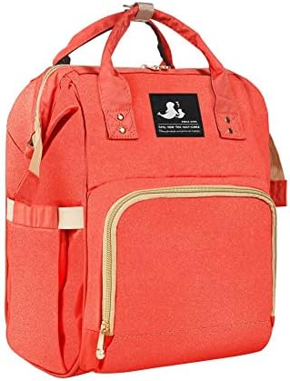 Mochila de bolsa de fraldas, bolsas de bebê grandes multifuncionais para meninos, mochila unissex elegante de viagem com tiras