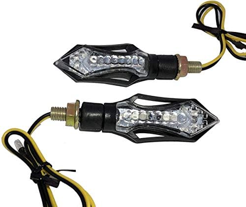 Motortogo Black Sequencial Turn Signals LED Turn Signals Indicadores compatíveis para 1985 Honda Nighthawk 700s