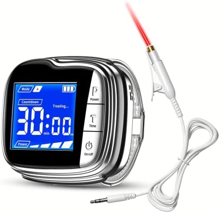 LasePreht Red Light Therapy Wristwatch, presentes de ação de graças para pais, relógio de pulso com terapia com luz infravermelha, 4