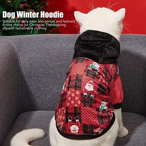 Yunnyp Dog Christmas Casat de Natal macio e elástico suéter casual suéter de cão casual festival de natal para cães pequenos e médios