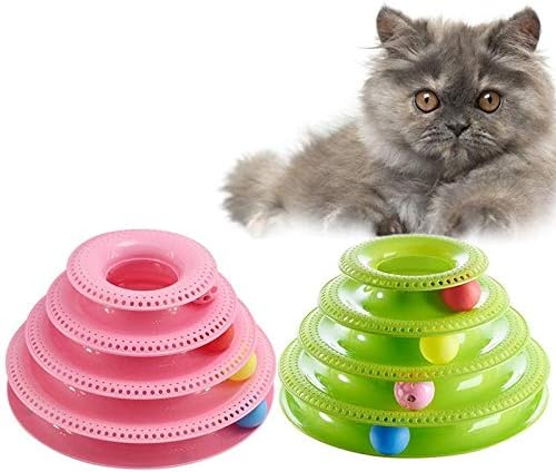 ANIXL Ball Disk Interactive Divertement Plate Cat Toy