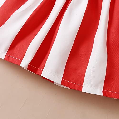 Lysmuch criança criança meninas 4º de julho Roupa Crianças American Flag Dress Dress Independence Day Roupos