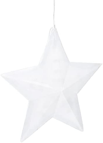 1PC Christmas Star Decoração Decorativa LED pendurada Decoração de casa pendurada decoração de casa leve para festa de celebração