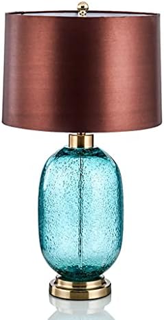 Lâmpada de mesa estilo europeu estilo simples retro azul garrafa cerâmica candeeiro de mesa de cabeceira lâmpada de mesa